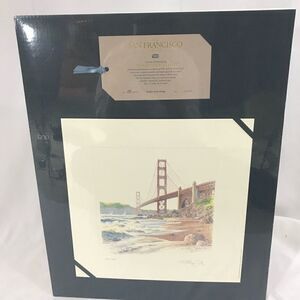 NWT Kathleen Chaney Fritz Golden Gate Print